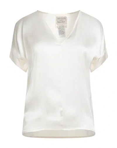 Alessia Santi Woman Top Ivory Size 2 Viscose