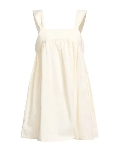 Alessia Santi Woman Top Ivory Size 2 Cotton In White