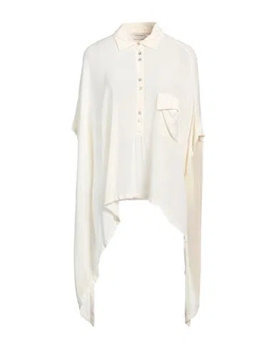 Alessia Santi Woman Top Ivory Size 6 Viscose In White