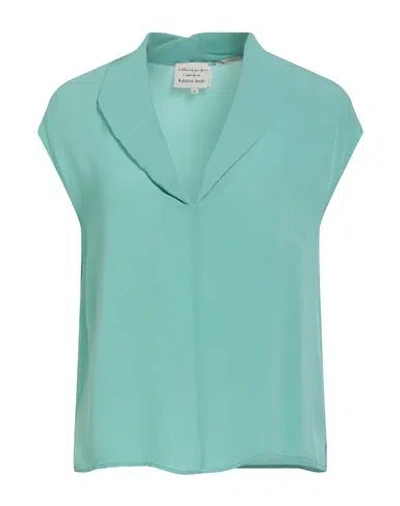 Alessia Santi Woman Top Light Green Size 8 Viscose
