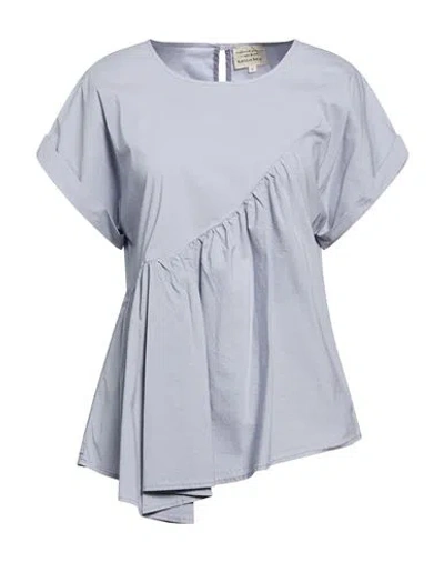 Alessia Santi Woman Top Lilac Size 6 Cotton, Polyamide, Elastane In Purple