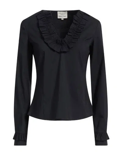 Alessia Santi Woman Top Midnight Blue Size 8 Cotton, Polyester, Elastane
