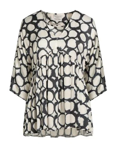 Alessia Santi Woman Top Navy Size 4 Viscose In Multi
