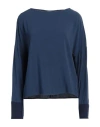 Alessia Santi Woman Top Navy Size 4 Viscose, Cupro In Blue