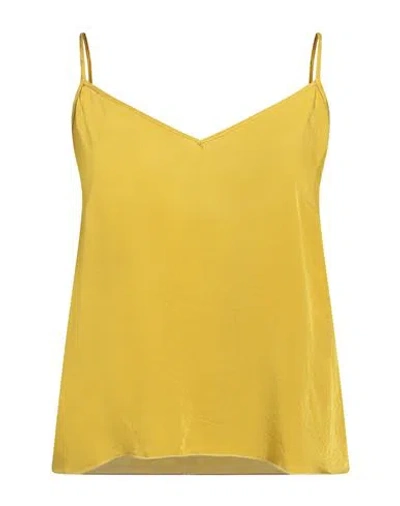 Alessia Santi Woman Top Marigold Size 8 Viscose, Cupro In Yellow
