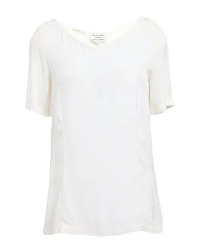 Alessia Santi Woman Top Off White Size 2 Viscose