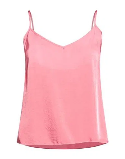 Alessia Santi Woman Top Pink Size 4 Viscose, Cupro