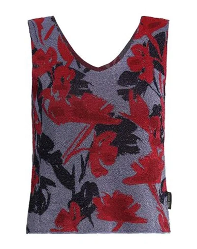 Alessia Santi Woman Top Purple Size 3 Viscose, Metallic Fiber, Polyamide In Multi
