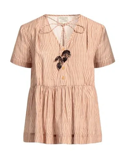 Alessia Santi Woman Top Sand Size 8 Cotton In Beige