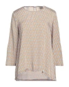 Alessia Santi Woman Top Sky Blue Size 6 Viscose, Cupro In Blue
