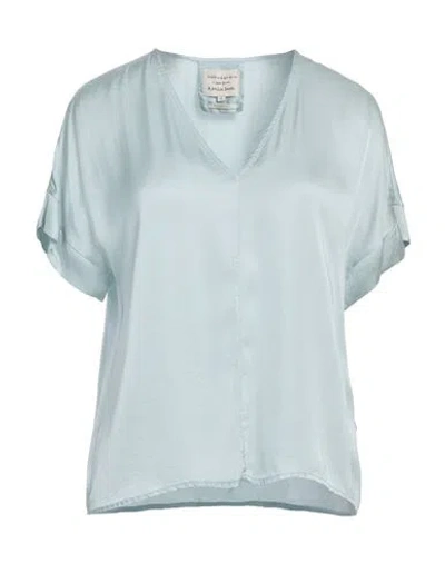 Alessia Santi Woman Top Sky Blue Size 8 Viscose