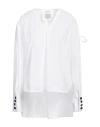 Alessia Santi Woman Top White Size 8 Cotton