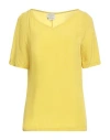 Alessia Santi Woman Top Yellow Size 6 Viscose
