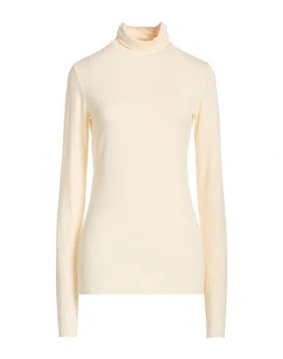 Alessia Santi Woman T-shirt Cream Size 2 Modal, Elastane In White