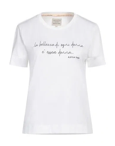 Alessia Santi Woman T-shirt White Size 1 Cotton