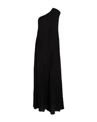 Alessio Bardelle Woman Maxi Dress Black Size Xs/s Viscose, Linen