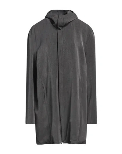 Alessio Bardelle Woman Overcoat & Trench Coat Grey Size M Polyester, Viscose, Elastane
