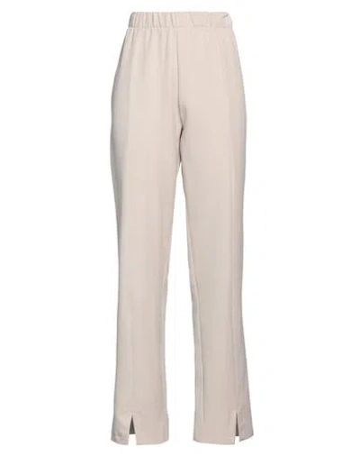 Alessio Bardelle Woman Pants Beige Size L Polyester, Viscose, Elastane