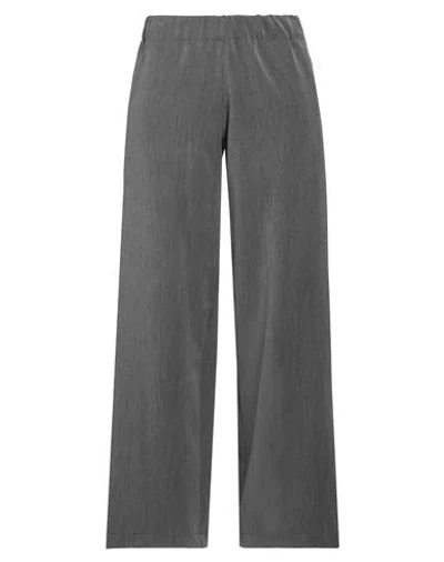 Alessio Bardelle Woman Pants Lead Size L Viscose, Polyester In Grey