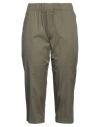 Alessio Bardelle Woman Pants Military Green Size M Cotton, Elastane