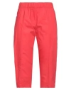 Alessio Bardelle Woman Pants Red Size M Cotton, Elastane
