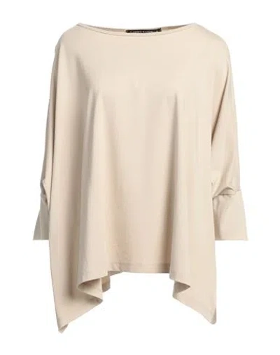 Alessio Bardelle Woman T-shirt Beige Size Xs/s Viscose, Nylon, Elastane