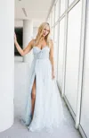 Aleta 1447 Long Formal A Line Prom Dress