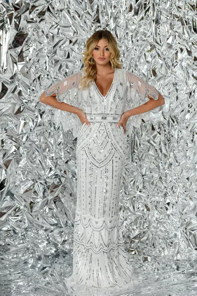 Aleta M001 Long Mother Of The Bride Formal Dress In Multi