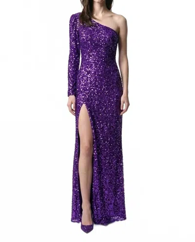 Aleta Women's Formal Dress In Violet In Purple