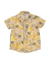 Aletta Newborn Boy Shirt Beige Size 3 Cotton In Beige