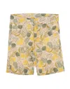 Aletta Toddler Girl Shorts & Bermuda Shorts Yellow Size 4 Cotton In Yellow