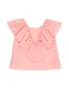 Aletta Toddler Girl Top Pink Size 4 Cotton In Pink