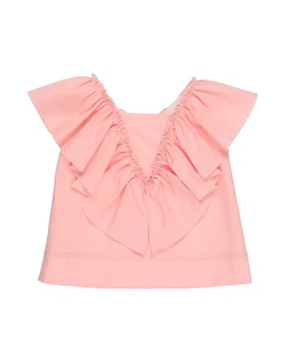 Aletta Babies'  Toddler Girl Top Pink Size 4 Cotton