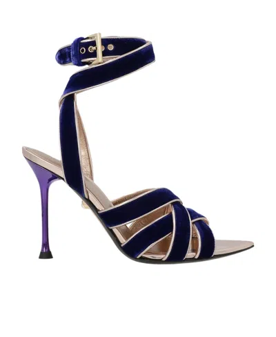 Alev� 105mm Strappy Leather Sandals In Black