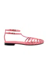 Alev� Flat Sandals With Hollowed-out Details In Pink