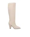 Alev� Knee-length 100mm Cone-heel Boots In Nude