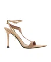Alev� Logo Sandals In Nude