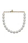 Aleva-bijoux Aleva' Bijoux - Necklace - 461330 - Pearl In Metallic