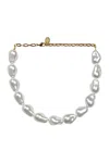 Aleva-bijoux Aleva' Bijoux - Necklace - 461331 - Pearl In Gold