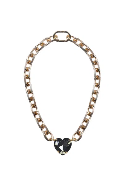 Aleva-bijoux Aleva' Bijoux - Necklace - 481062 - Gold/fumee In Multi