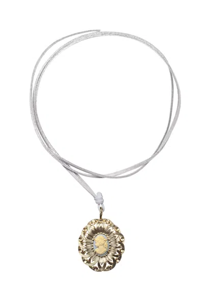 Aleva-bijoux Aleva' Bijoux - Necklace - 481078 - Gold / Blue