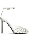 Alevì 110mm Penelope Crystal-embellished Sandals In Multi