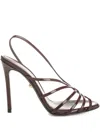 Alevì 110mm Star Slingback Sandals In Brown
