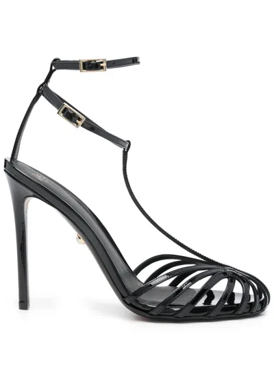 Alevì 110mm Stella Sandals In Black