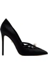 Alevì 110mm Susi Pearl-embellished Pumps In Black