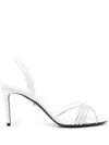 Alevì 80mm Crystal-embellished Sandals In White