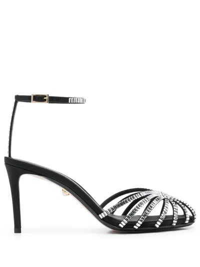 Alevì 80mm Penelope Sandals In Black