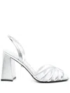 Alevì 90mm Tara Sandals In Silber