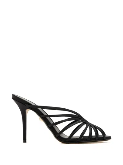 Alevì 95mm Diana Heeled Sandals In Black
