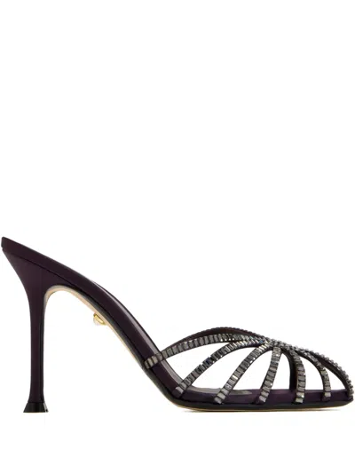 Alevì 95mm Soraya Sandals In Purple